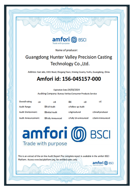 BSCI-Authentifizierung