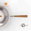 Direktverkauf ab Werk: Topfgriff aus Edelstahl und langer Holzgriff