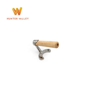 Hunter Valley Guss-Kochgeschirr-Hardware, kundenspezifische Metall-Edelstahl-Abdeckung, Ohr- und Holzabdeckung, Ohrholzgriff, Deckelabdeckungsgriff